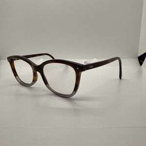 FENDI FF 0234 AB8 Brown Plastic Tortoise Women's Eyeglasses Frames Made in Italy